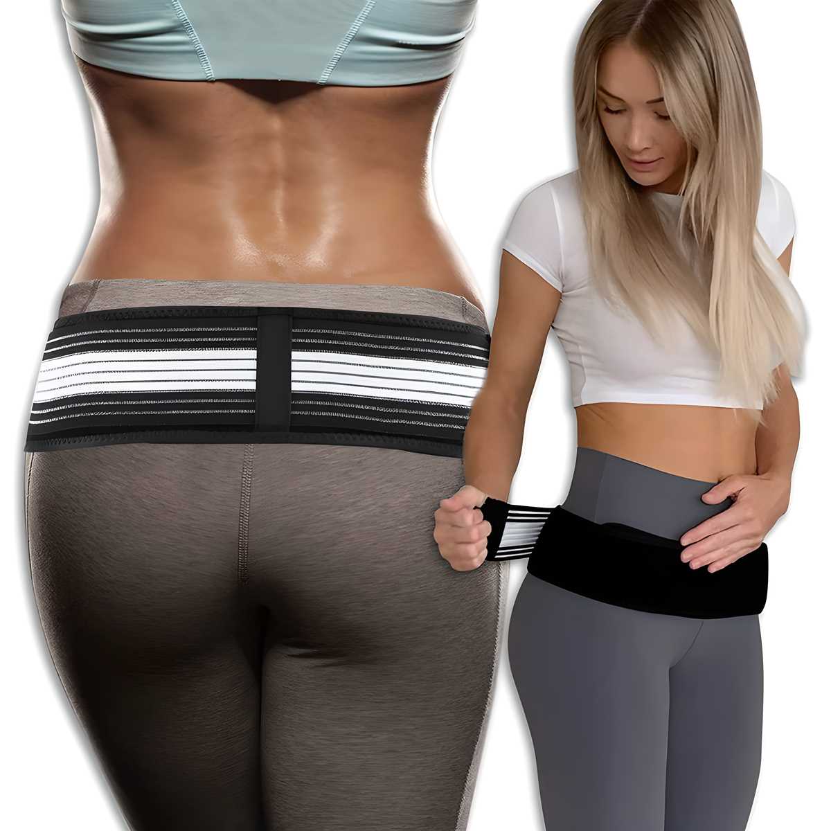 Heavy-Duty Lower Back Support Brace for Instant Pain Relie